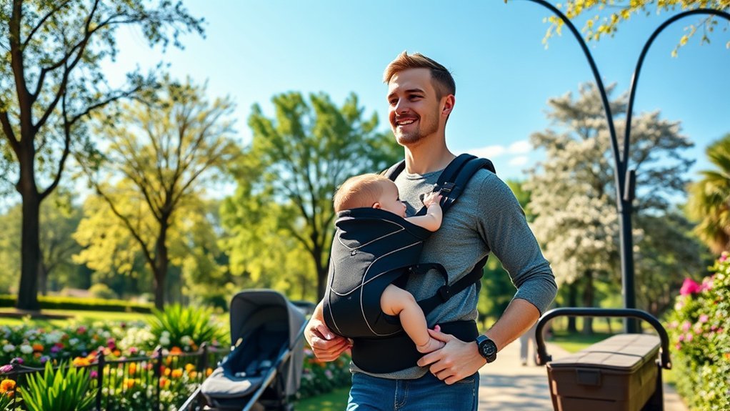 safe and comfortable newborn outing alternatives to car seat strollers