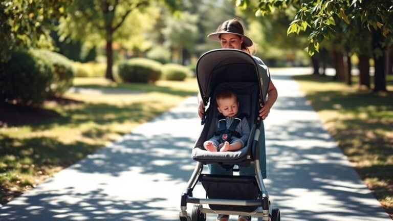 safe newborn stroller usage