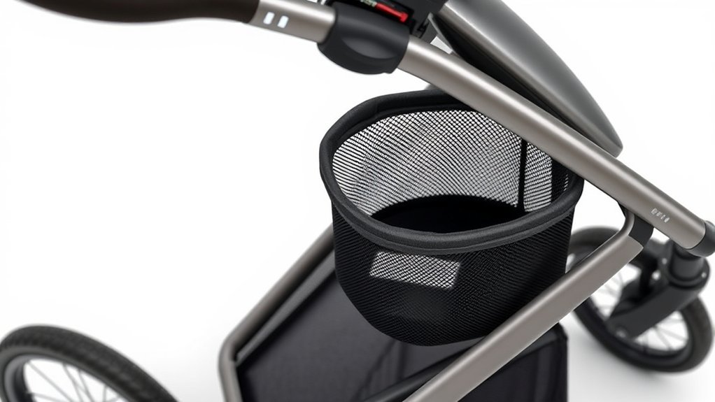 safe secure stroller baskets