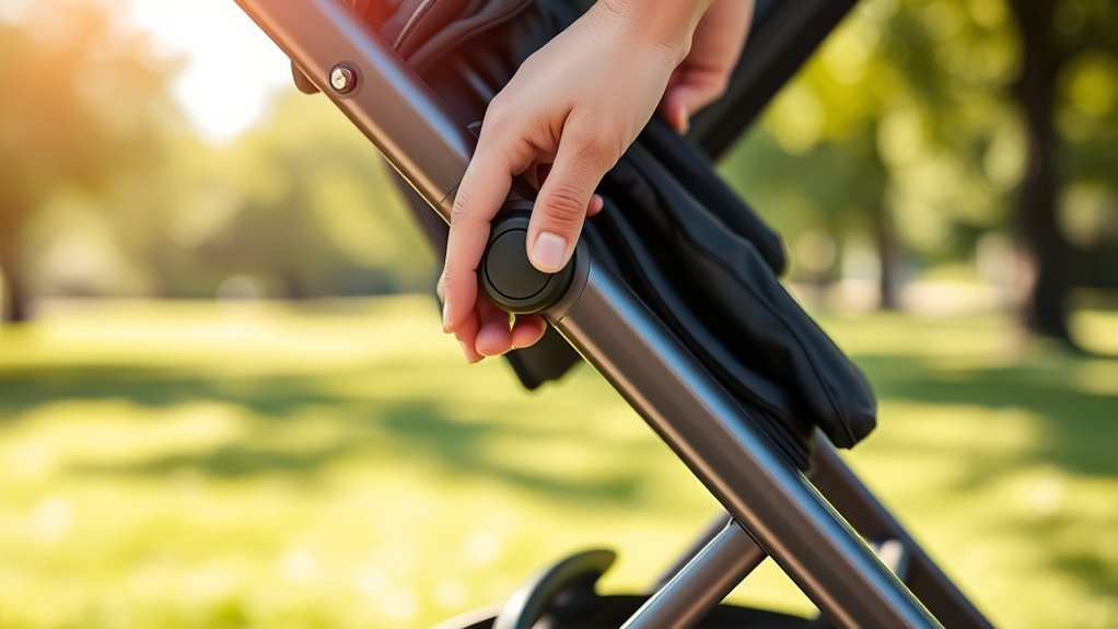 safe stroller folding tips