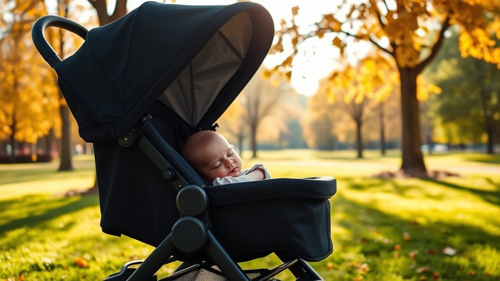 safe stroller options for newborns including bassinet and travel system styles