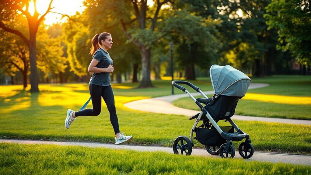 safer workout alternatives to jogging with a regular stroller