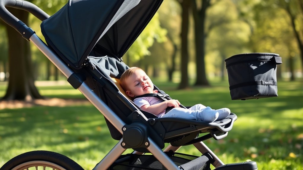 jogging stroller safety comfort stability and performance features