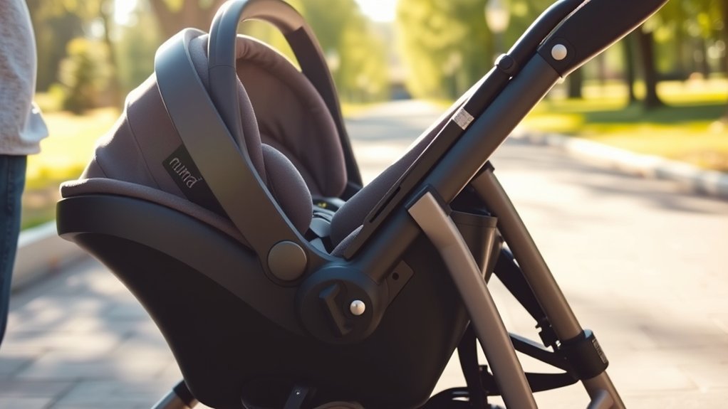 Seamless transition from car seat to Mockingbird stroller