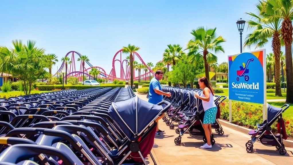 Tips for a seamless stroller experience at SeaWorld Orlando