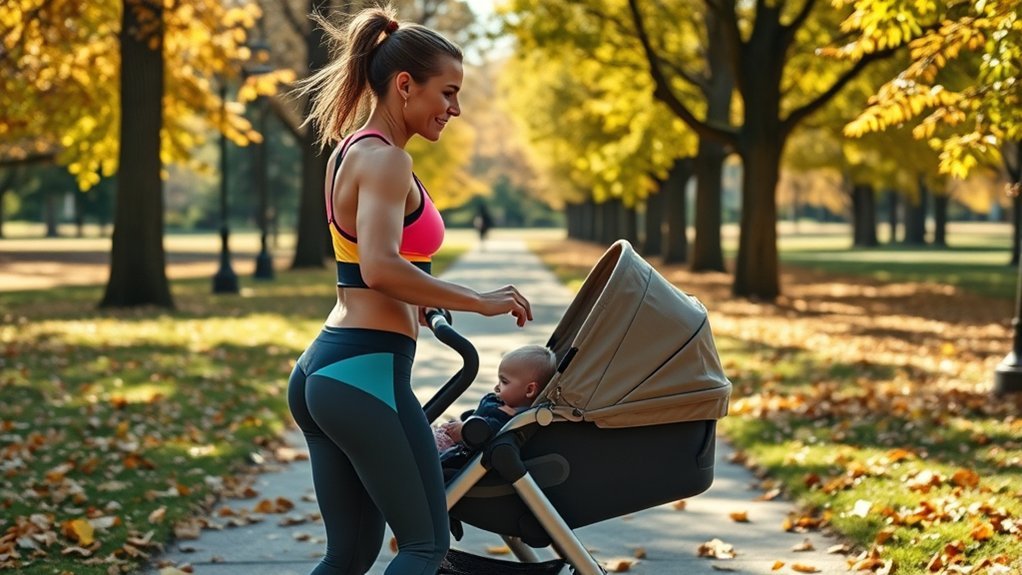 seasonal stroller workout routine adjustments for outdoor exercise