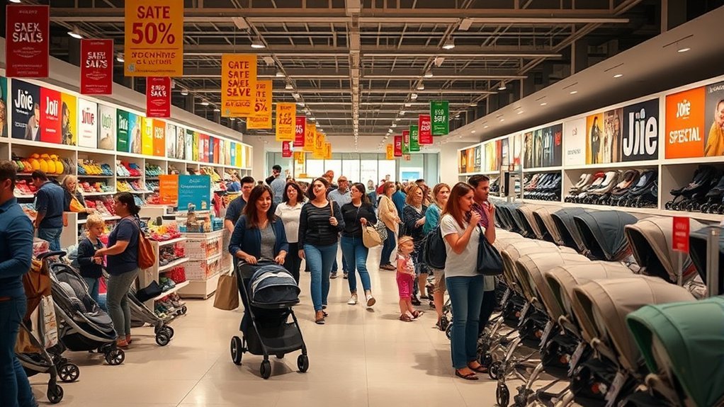 seasonal joie stroller discounts