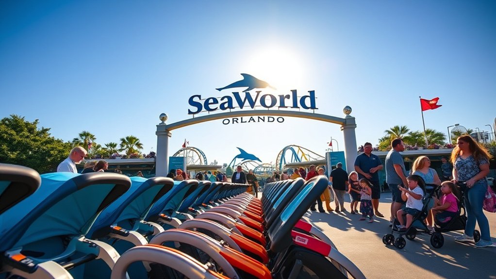 seaworld orlando stroller rentals
