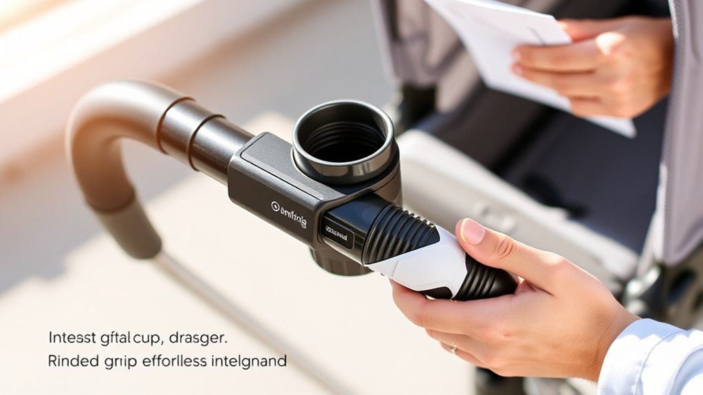 securely attach cup holder