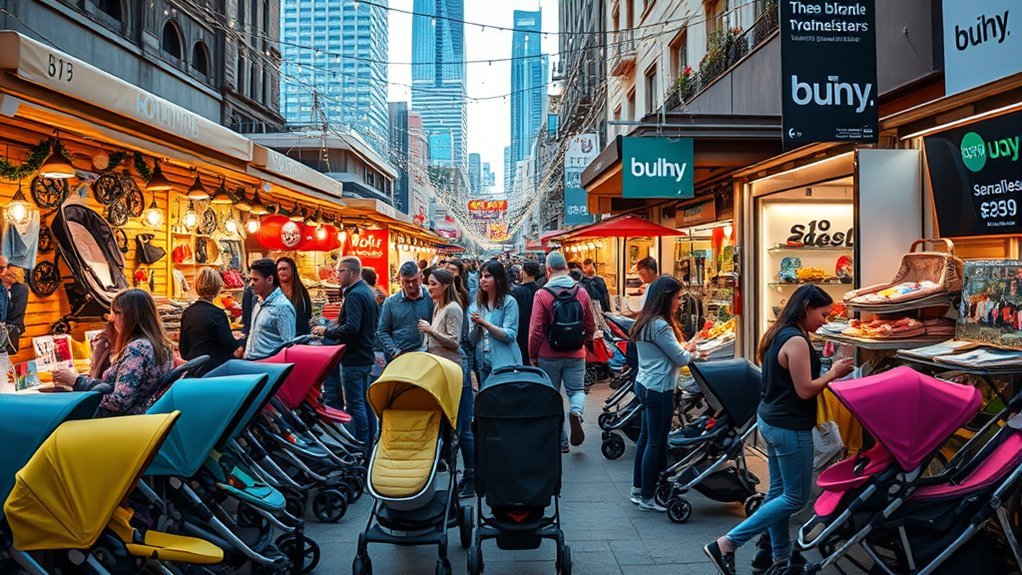 sell strollers on marketplaces