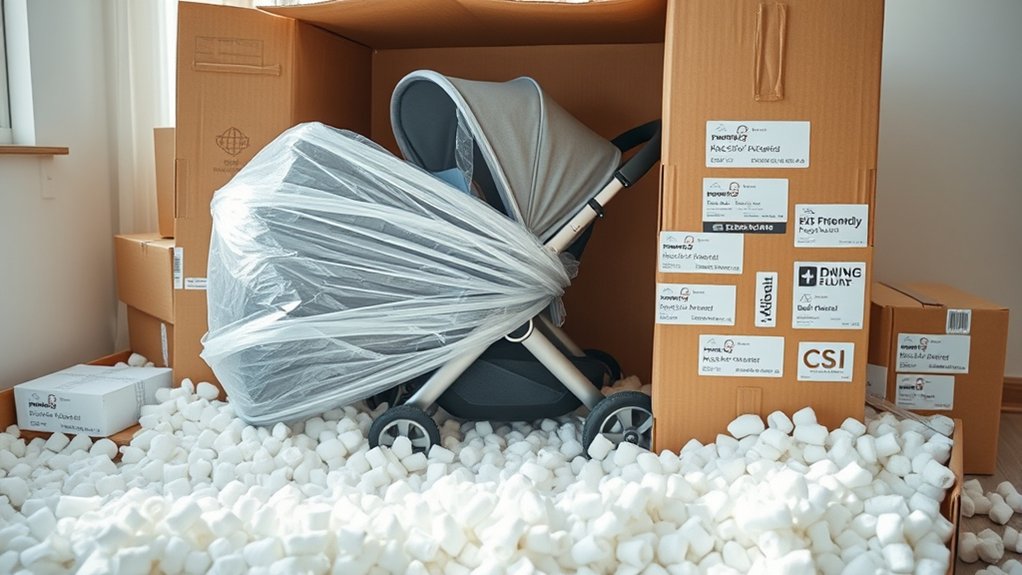 shipping a stroller effectively