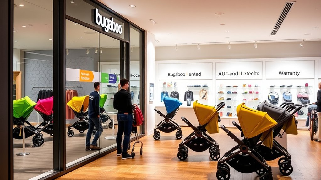 shop authorized Bugaboo retailers for authenticity and support