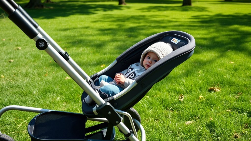 checking stroller age height and weight limits before use