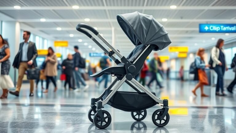 stroller airline travel policy