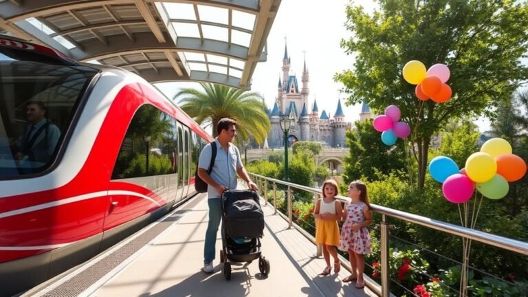 stroller allowed on monorail