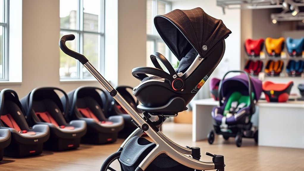Mockingbird stroller and infant car seat compatibility