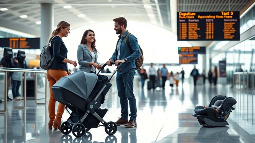 stroller and car seat policies