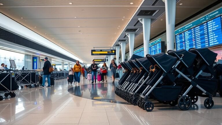 stroller availability at airport
