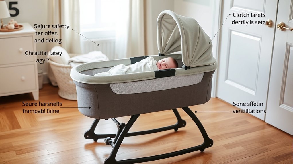 checklist for stroller bassinet compatibility and safety features