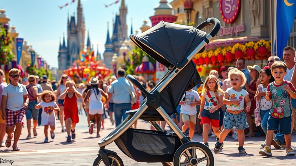 stroller benefits for older children at Disney World