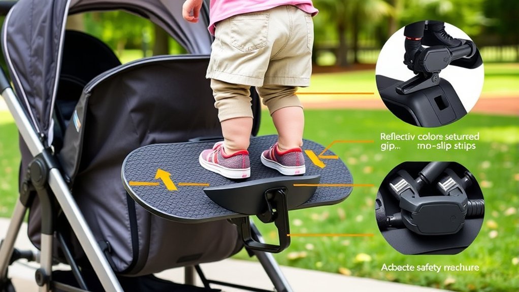 stroller board safety tips