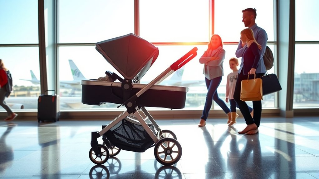 stroller check in policies vary by airline