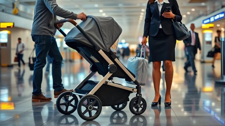 stroller check in policy airline