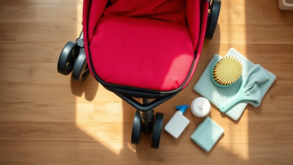 stroller cleaning and maintenance