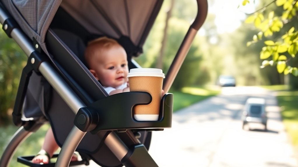 stroller cup holder benefits