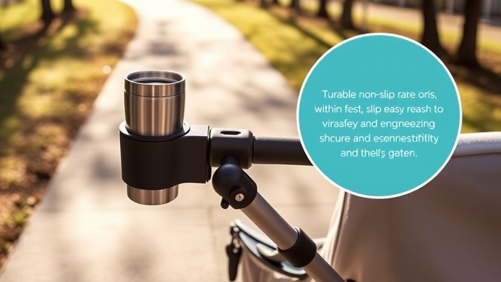 stroller cup holder safety