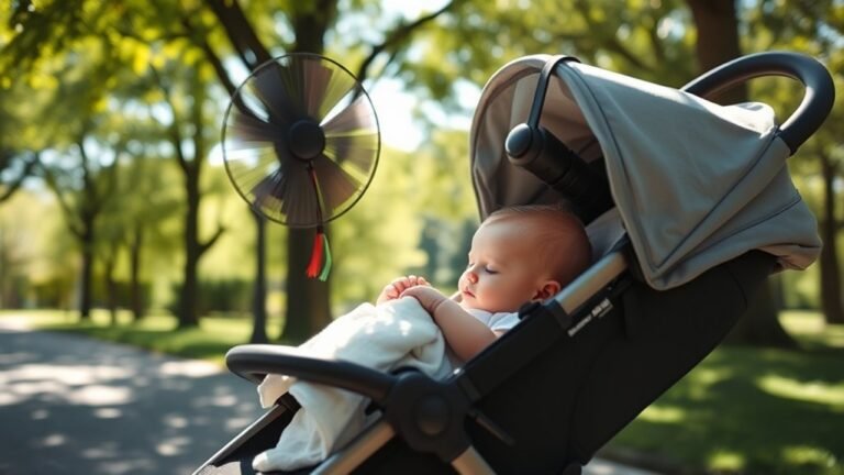 stroller fan effectiveness and safety