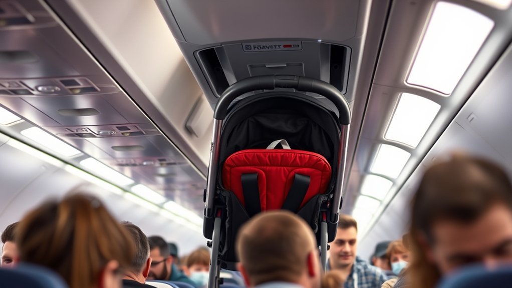 stroller fees on flights