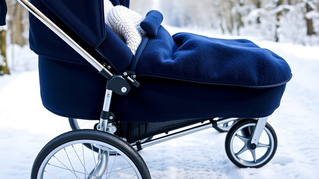 cleaning and caring for a winter stroller foot muff