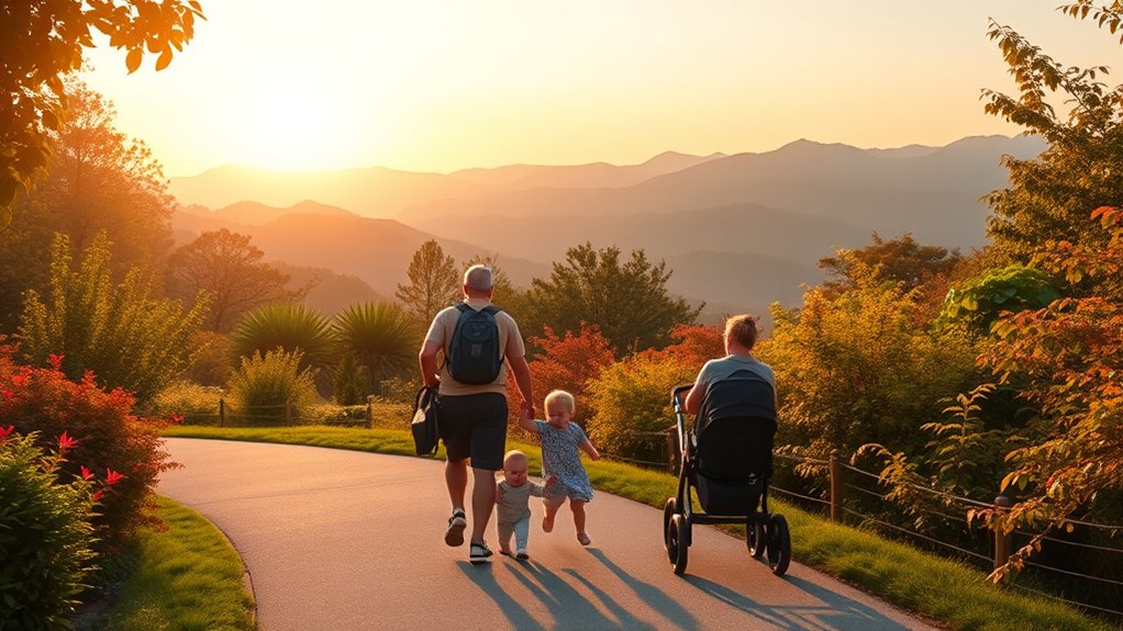 family planning the best stroller-friendly time to visit Anakeesta
