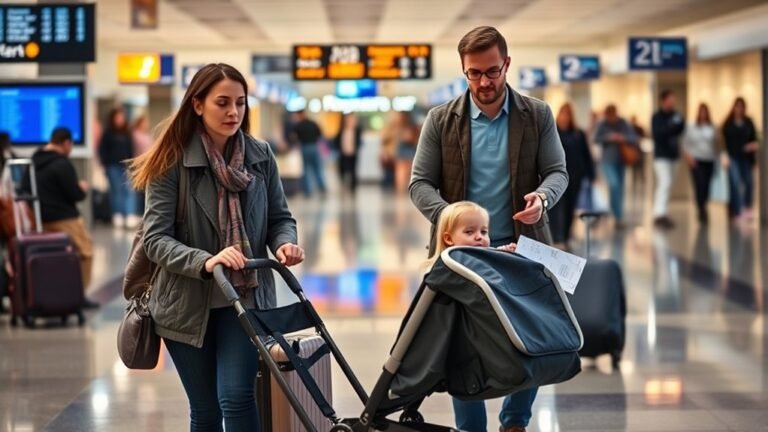 stroller luggage airline policies