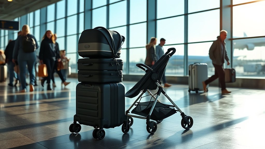 stroller policies for international flights