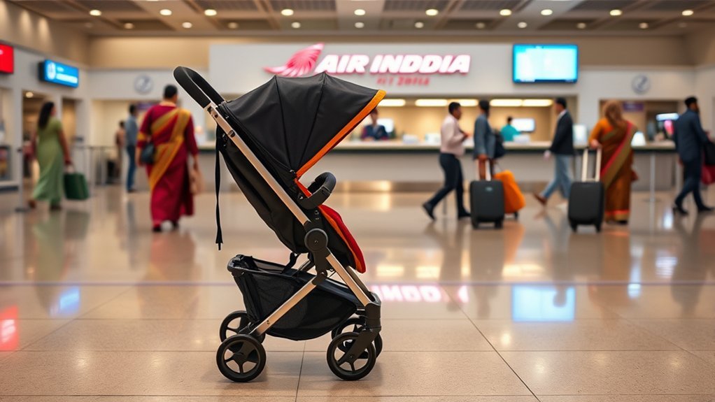 stroller policy air india