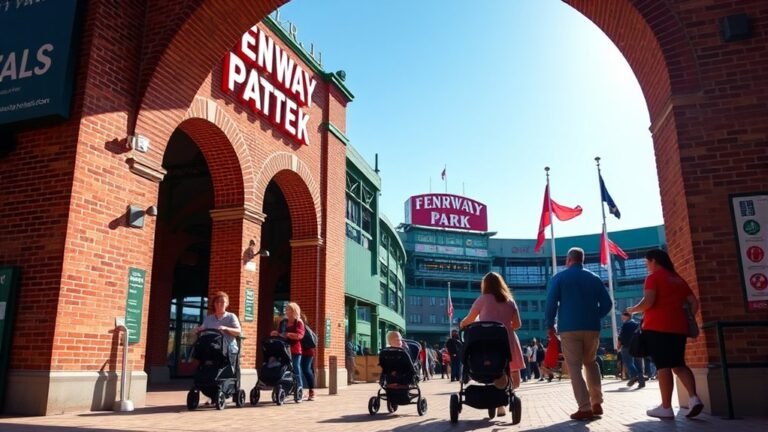 stroller policy at fenway