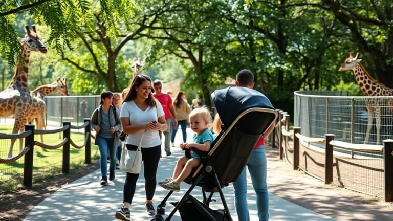 stroller policy at zoo