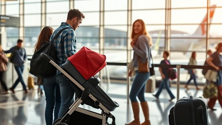 stroller policy for flights