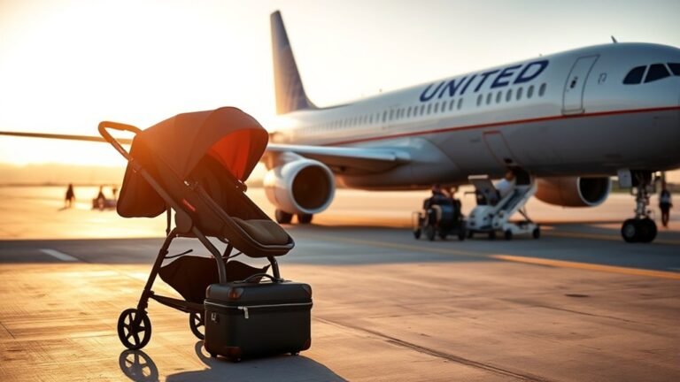 stroller policy united airlines
