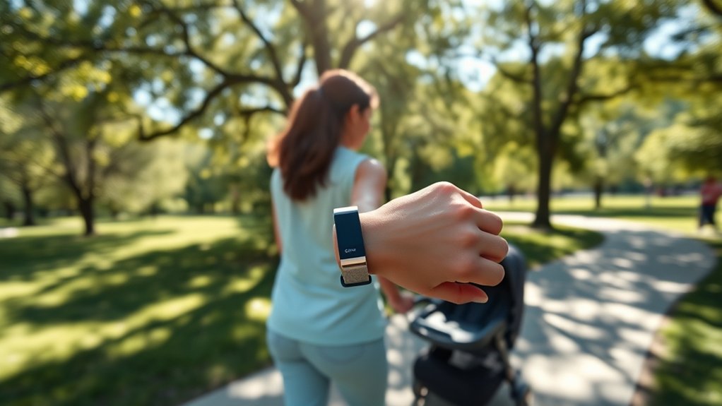 Fitbit step-counting inaccuracies while pushing a stroller