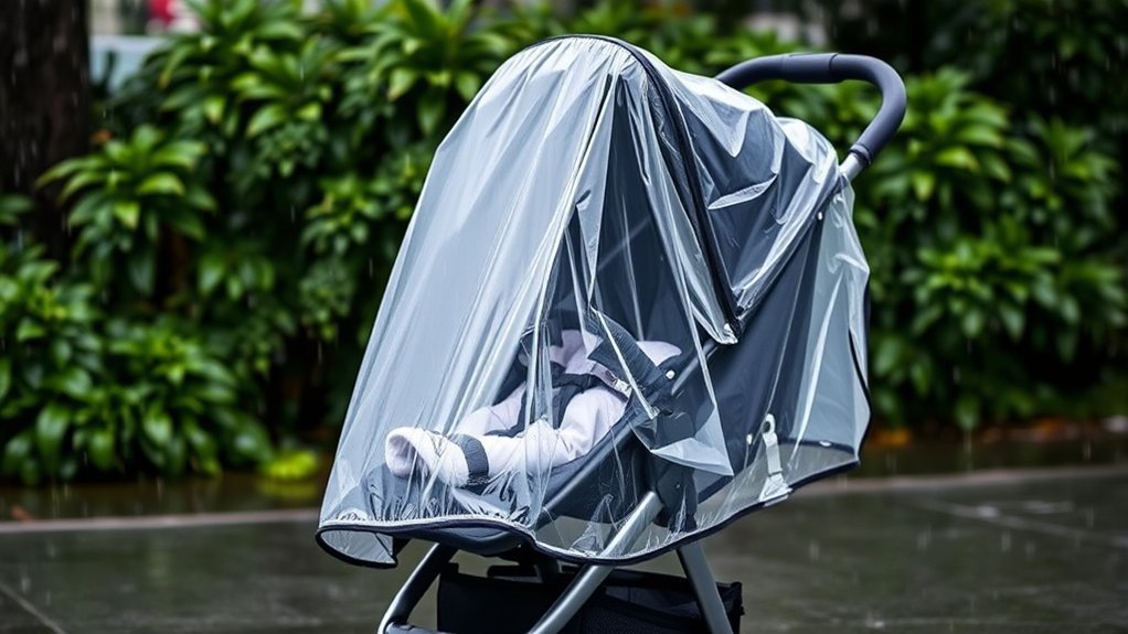 stroller rain cover product details and customer review highlights