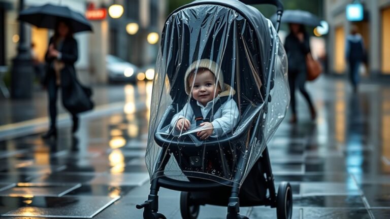 stroller rain cover safety