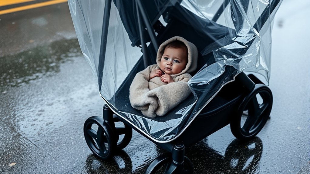 stroller rain cover tips