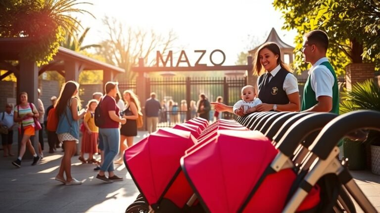 stroller rental availability zoo