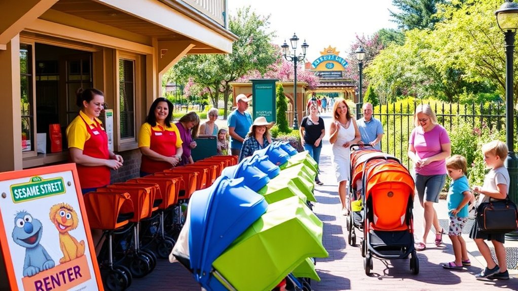 stroller rental process made easy for parents