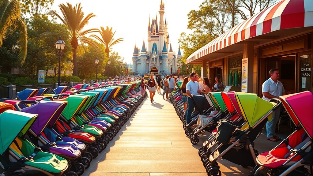 stroller rental options available at Disney World