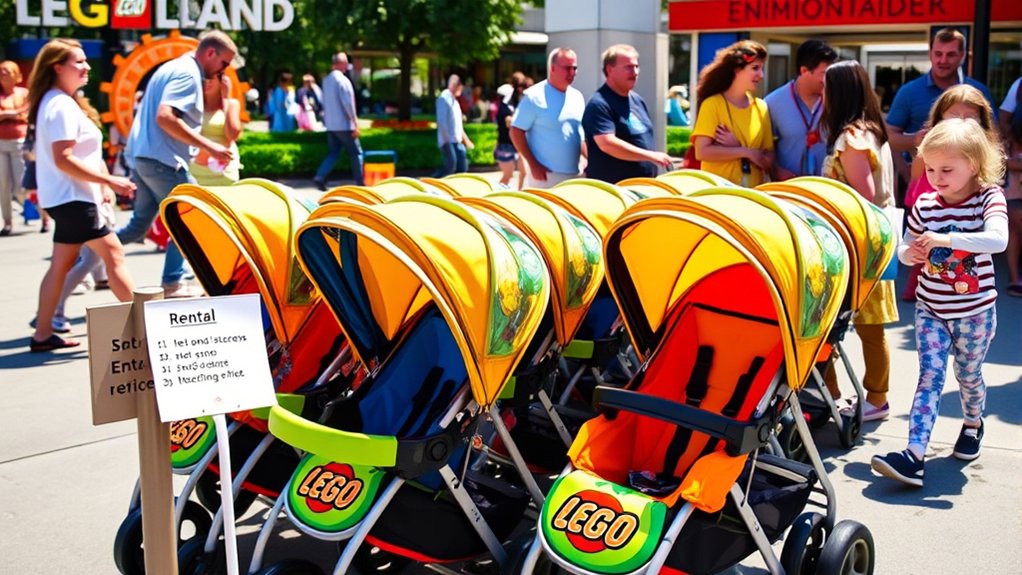 stroller rental prices legoland