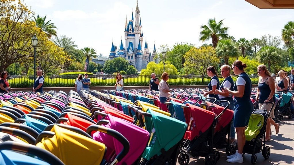 Disney World stroller rental reservation process